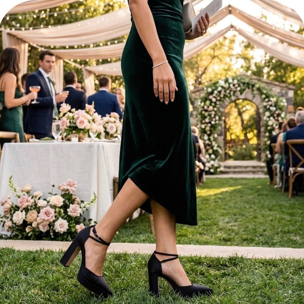 Zara Black NWT Crisscross Ankle Strap Satin Pointed Toe‎ Platform Hi Heel Pump 8
